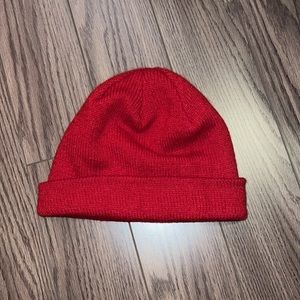 Red beanie